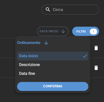 Ordinamento Campagne